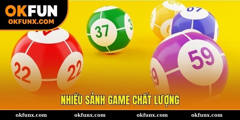 Nhiều game xổ số OKFUN được hàng triệu hội viên ưa chuộng