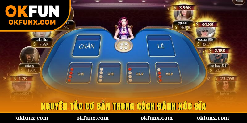 Nguyên tắc cơ bản trong cách đánh xóc đĩa